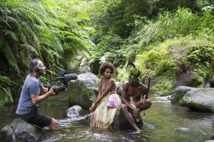 Bentley Dean with Marie Wawa and Mungau Dain